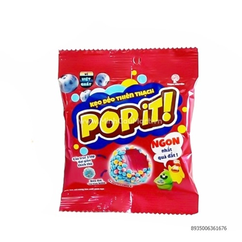 Kẹo Dẻo Thiên Thạch Popit Vị Việt Quất 25G