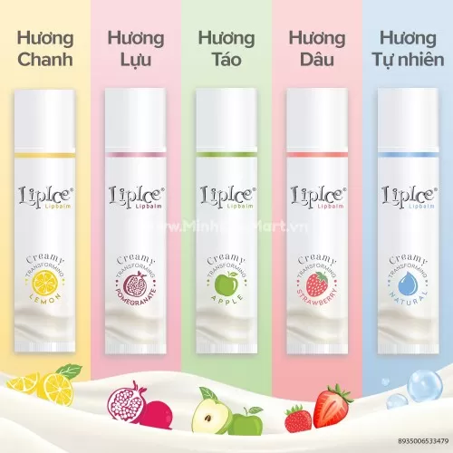Son Dưỡng Lipice Không Màu Các Vị