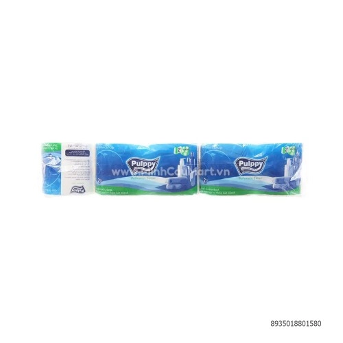 Giấy Vệ Sinh Pulppy 10 Cuộn- 2 Lớp - 1 Dây