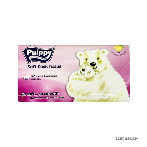 Khăn giấy rút Pulpy Polar Bear 180T Khăn giấy rút Pulpy Polar Bear 180T