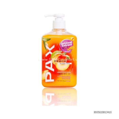 Nước rửa tay Pax 600ml hương đào Nước rửa tay Pax 600ml hương đào