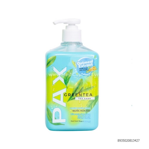 Nước Rửa Tay Pax Hương Trà Xanh 600ML Nước Rửa Tay Pax Hương Trà Xanh 600ML