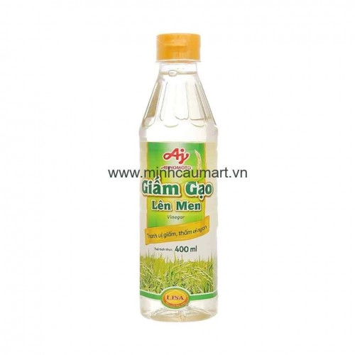 Dấm Gạo Lên Men Ajinomoto 400ml Dấm Gạo Lên Men Ajinomoto 400ml