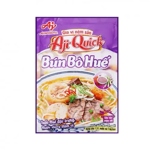 Gia vị nêm sẵn Bún Bò Aji - Qick 59g  Gia vị nêm sẵn Bún Bò Aji - Qick 59g