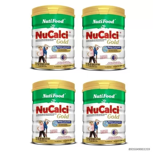 Sữa Bột Nuti Calci Gold Nuti Từ 51 Tuổi 800Gr