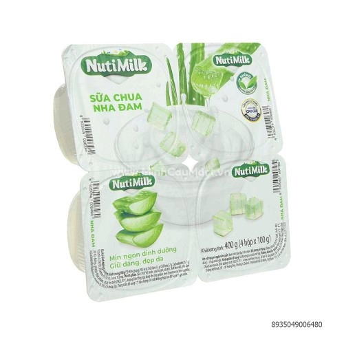 Sữa Chua Nutimilk Nha Đam 100G Sữa Chua Nutimilk Nha Đam 100G