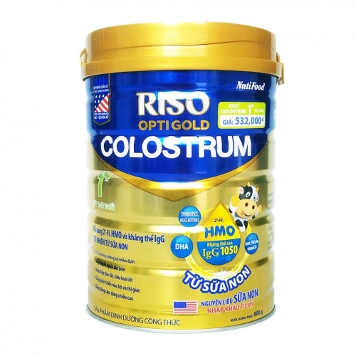 Sữa Bột Riso Opti Gold Colostrum 1+ 800g