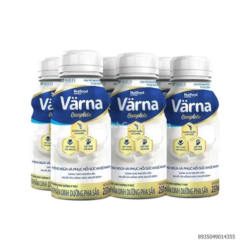 Sữa bột pha sẵn Varna Complete 237ml  Sữa bột pha sẵn Varna Complete 237ml
