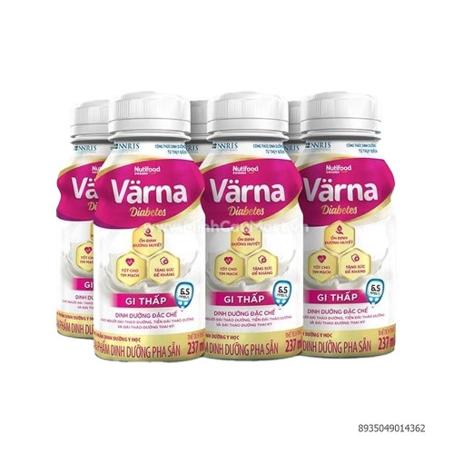 Sữa Bột Dinh Dưỡng Pha Sẵn Nutifood Varna Diabetes 237ml 