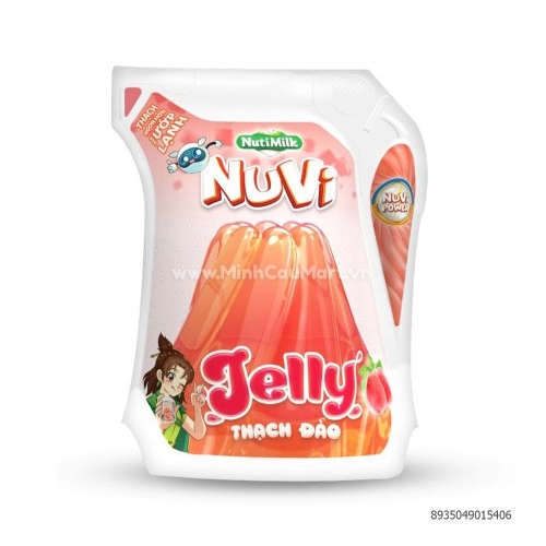 Thạch Nuvi Jelly vị đào 110ml