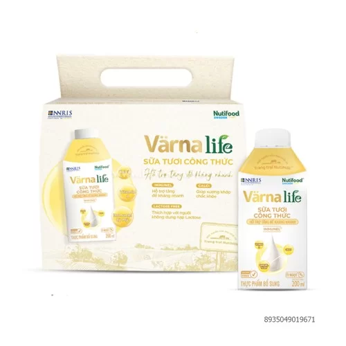 TPBS Varnalife Sữa tươi công thức 200ml                                                                                                                                                                                                                   