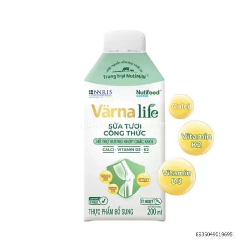 Varna Life sữa tươi công thức hỗ trợ xương khớp chắc khỏe                                                                                                                                                                                             