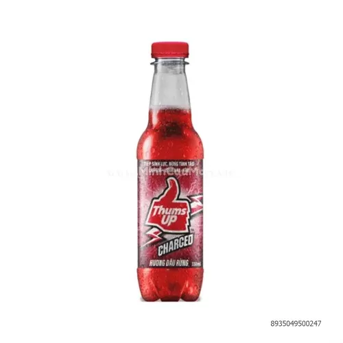 Nước tăng lực THUMS UP các vị chai 330ml vị dâu rừng