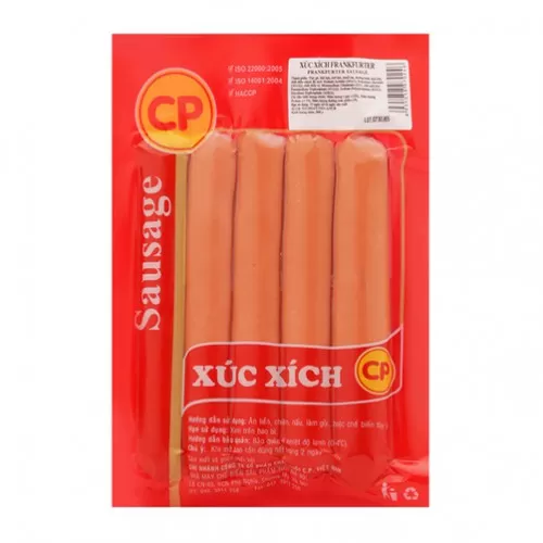 Xúc Xích To Frankfurter Sausage Heo CP 500Gr  Xúc Xích To Frankfurter Sausage Heo CP 500Gr
