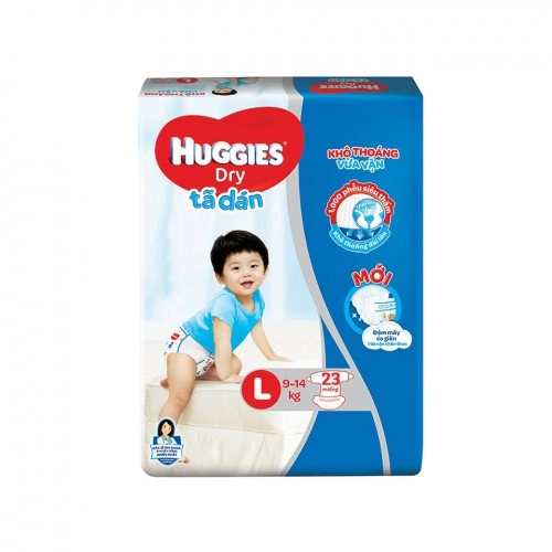 Tã Dán Huggies L23 miếng 