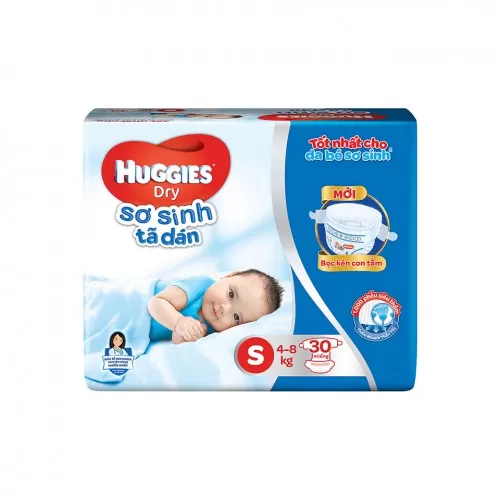 Tã Dán Huggies Dry S30 (4-8kg)