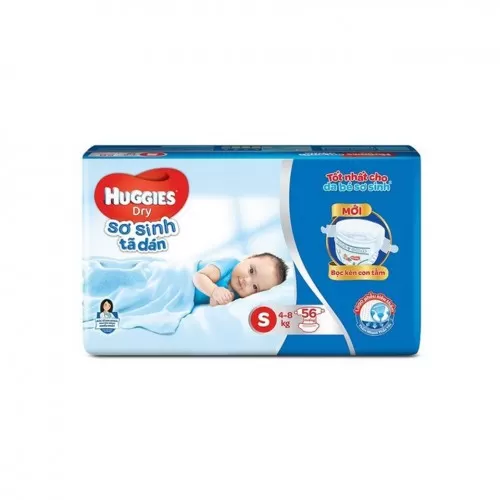 Tã Dán Sơ Sinh Huggies S56 miếng 4-8kg