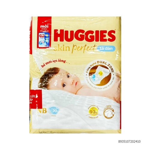 Tã dán sơ sinh Huggies size NB 70 Tã dán sơ sinh Huggies size NB 70