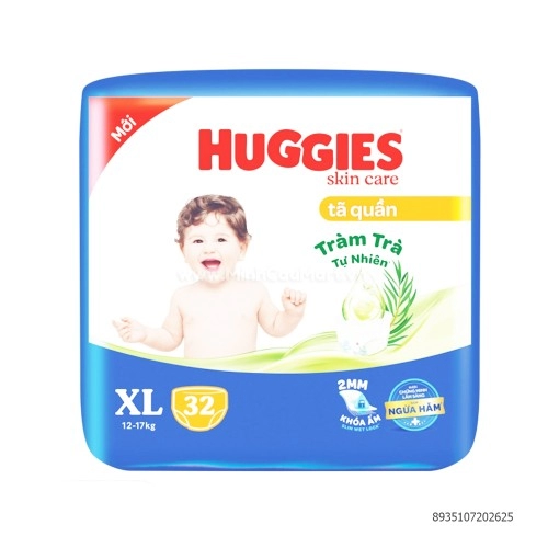 Tã quần HUG Skin Care Jumbo XL32 Tã quần HUG Skin Care Jumbo XL32