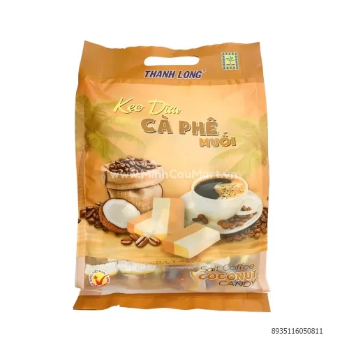 Kẹo dừa Thanh Long vị cà phê muối 400g                                                      