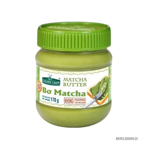 Bơ Matcha Golden Farm Hũ 170g Bơ Matcha Golden Farm Hũ 170g
