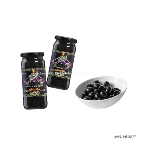 Quả oliu đen 235g Latino Bella Pitted