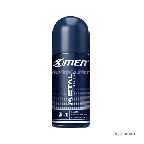 Lăn khử mùi Xmen metal khô thoáng 50ml Lăn khử mùi Xmen metal khô thoáng 50ml