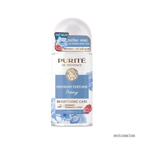 Lăn Khử Mùi Purité De Prôvence Hương Hoa Mẫu Đơn 50ML