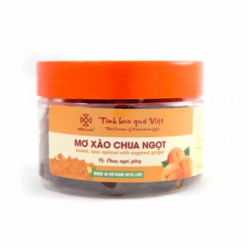 Ô Mai Mơ Xào Chua Ngọt Hồng Lam 200gr Ô Mai Mơ Xào Chua Ngọt Hồng Lam 200gr