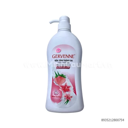 Sữa Tắm Sữa Dê Trắng Da Hương Hoa Ly Hồng Gevenne 450g Sữa Tắm Sữa Dê Trắng Da Hương Hoa Ly Hồng Gevenne 450g