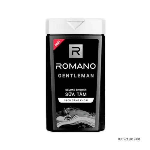 Sữa Tắm Romano Gentleman Lịch Lãm Nam Tính Sạch Sảng Khoái 380gr
