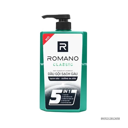 Dầu Gội Sạch Gàu Romano CLASSIC 650G Dầu Gội Sạch Gàu Romano CLASSIC 650G