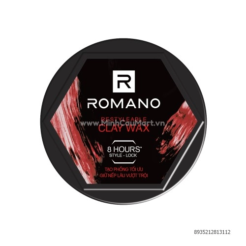 Romano Sáp Tạo Kiểu Tóc Clay 68g Romano Sáp Tạo Kiểu Tóc Clay 68g