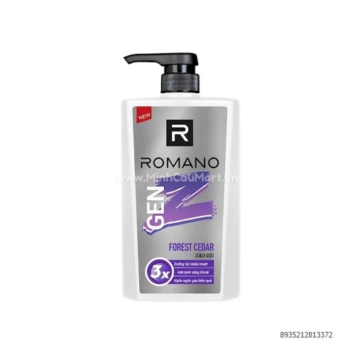 Dầu gội 2in1 Romano Genz forest cedar 610g Dầu gội 2in1 Romano Genz forest cedar 610g