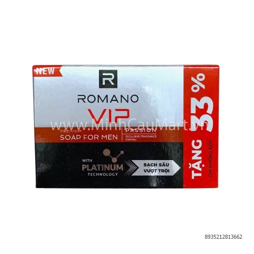 Xà bông Romano vip passion 90g Xà bông Romano vip passion 90g