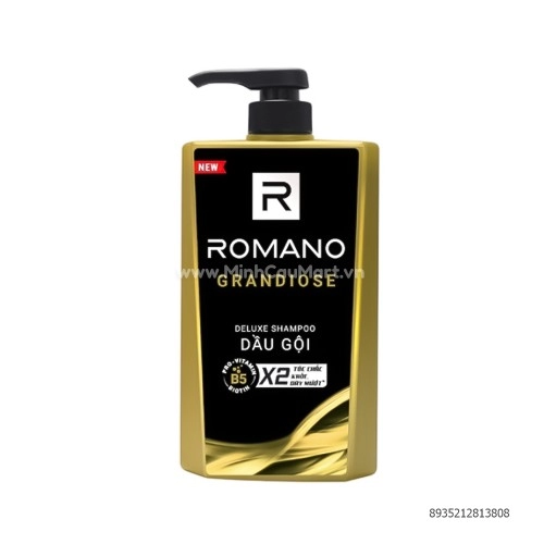 Dầu gội Romano 650ml Grandiose 650ml Dầu gội Romano 650ml Grandiose 650ml
