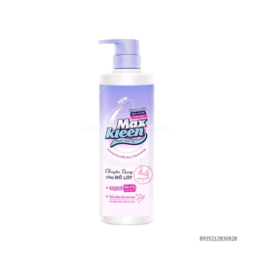 Nước giặt đồ lót Maxkleen 650ml Nước giặt đồ lót Maxkleen 650ml