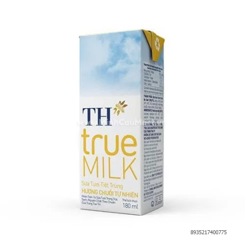 STTT TH- True milk 180Ml  hương chuối tự nhiên STTT TH- True milk 180Ml  hương chuối tự nhiên