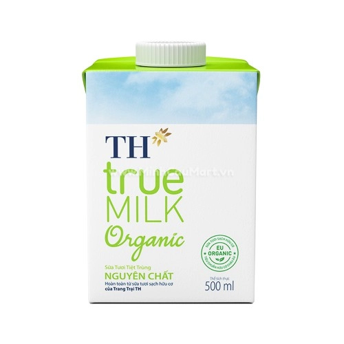 Sữa Tươi Tiệt Trùng TH True Milk Organic Nguyên Chất 500ml