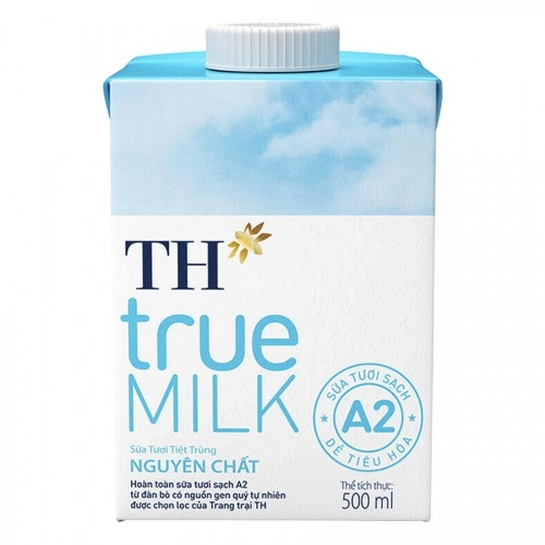 Sữa Tươi Tiệt Trùng TH True Milk A2 500ml Nguyên Chất 