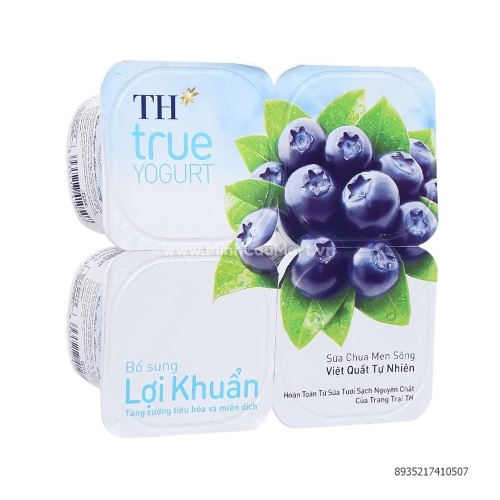 Sũa Chua TH True Yogurt Vị Việt Quất 100G Sũa Chua TH True Yogurt Vị Việt Quất 100G