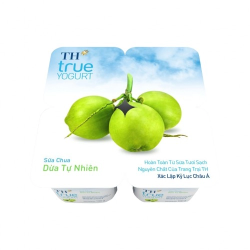 Sữa Chua TH True milk Vị Dừa  Sữa Chua TH True milk Vị Dừa