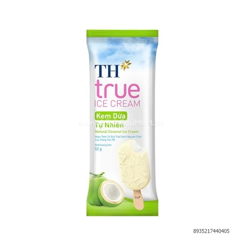 Kem Que TH true ICE CREAM Dừa Tự Nhiên Kem Que TH true ICE CREAM Dừa Tự Nhiên