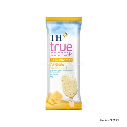 Kem que TH True Ice Cream Phomat tự nhiên 52g Kem que TH True Ice Cream Phomat tự nhiên 52g