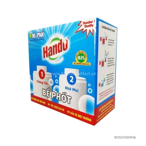 Bộ đôi thông tắc bể phốt Hando  Bộ đôi thông tắc bể phốt Hando