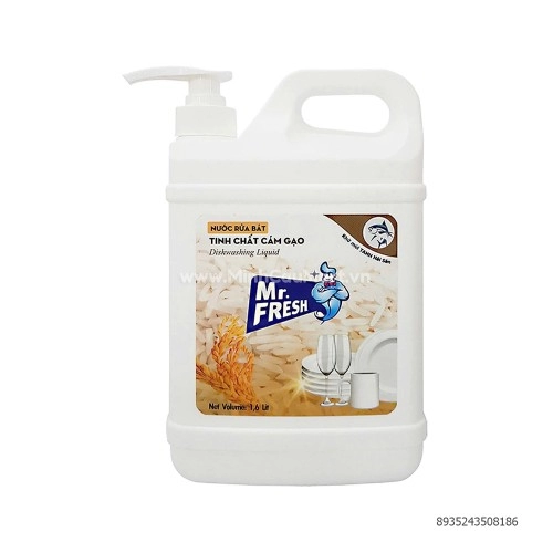 Nước Rửa Bát Mr. Fresh Tinh Chất Cám Gạo 1.6L Nước Rửa Bát Mr. Fresh Tinh Chất Cám Gạo 1.6L