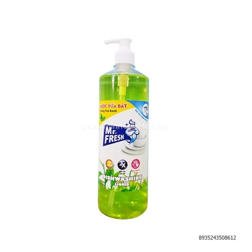 Nước Rửa Bát Mr Fresh Hương Trà Xanh 800ML Nước Rửa Bát Mr Fresh Hương Trà Xanh 800ML