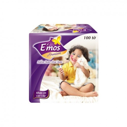 Khăn Ăn Cao Cấp Emos Premium 100 tờ