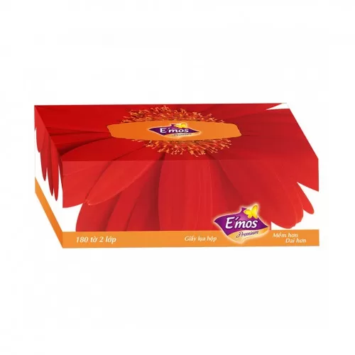 Giấy Ăn Emos 180 Tờ đỏ 
