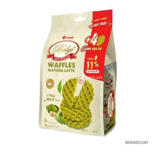 Bánh Belgi trứng sữa túi 250Gr                                                                                                                                                                                                                            